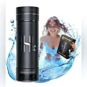 Hydrogen Water Bottle, Up to 9000 PPB Hydrogen Water Bottle Generator with SPE